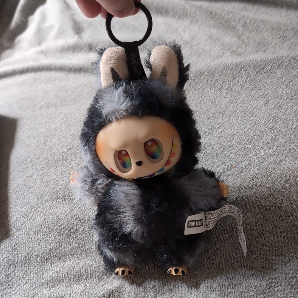 Pop Mart Gray and Black Plush Toy - Picture 3 of 3